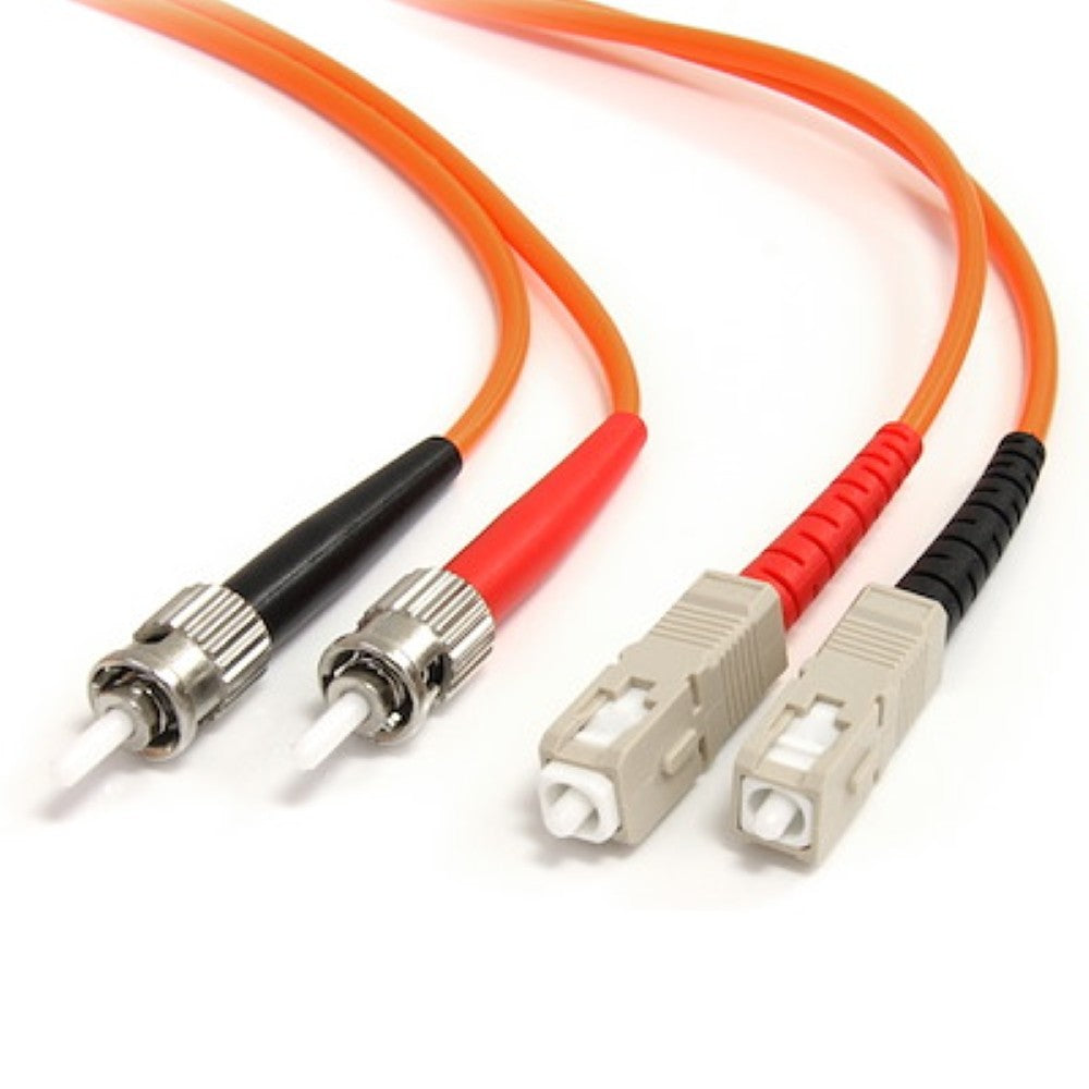 LinkBasic FAM12-2-2 "Multi Mode ST-SC Fiber Patch Cord, Duplex, 2M"