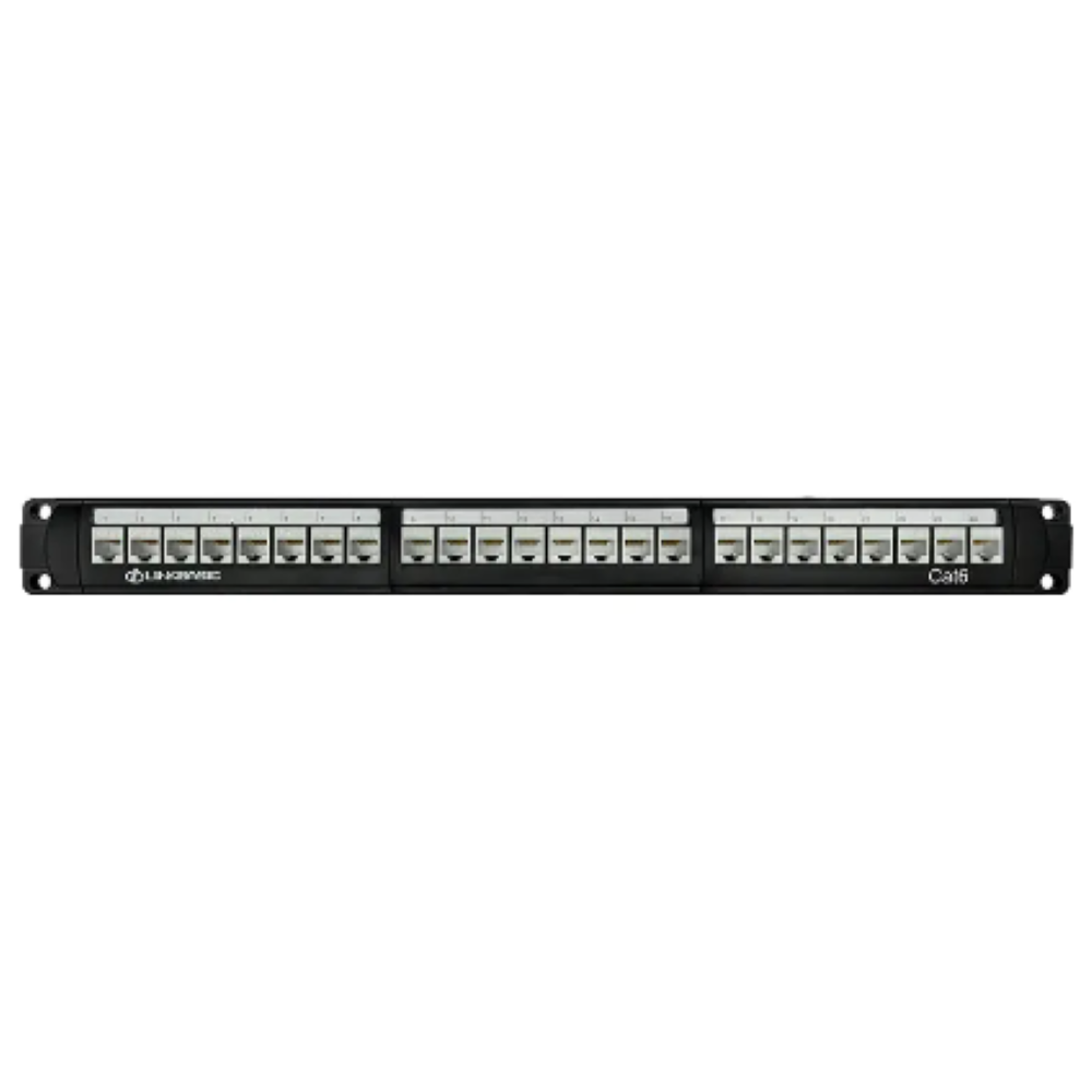 Accupower ACP-PP-6-UTP-24P-JS Cat 6 UTP 24-Port Patch Panel, Jack Style