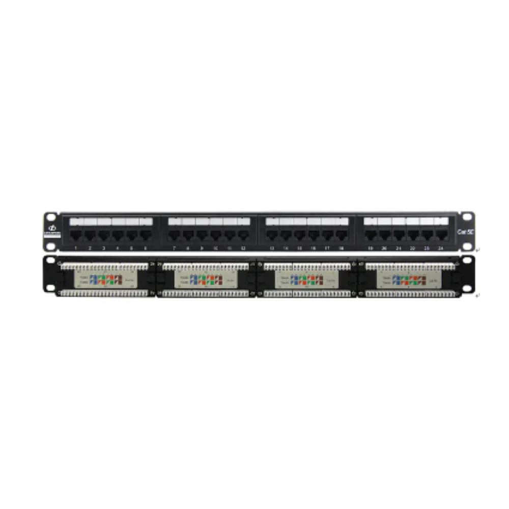 Accupower ACP-PP-5E-UTP-24P-IDC Cat 5e UTP 24-Port Patch Panel, IDC St ...