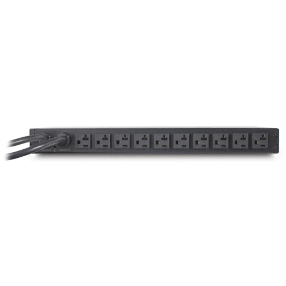 APC AP4452 Rack ATS, 120V, 20A, L5-20 in, (10) 5-20R out