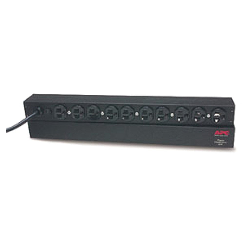 APC AP9562 Rack PDU, Basic, 1U, 15A, 120V, (10) 5- 15