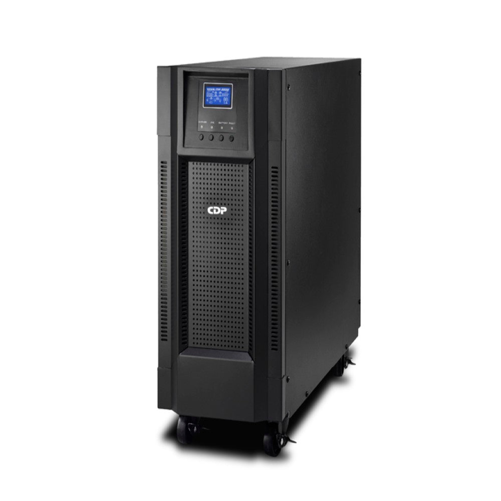 CDP UPS-DE-10XU-T (UPO22-10) CDP Digital Energy, 10KVA True Online Double Conversion, Single Phase, 240 Volts, Tower UPS with Isolation Transformer for 100% Galvanic Separation - Superior Power Quality and Battery Management