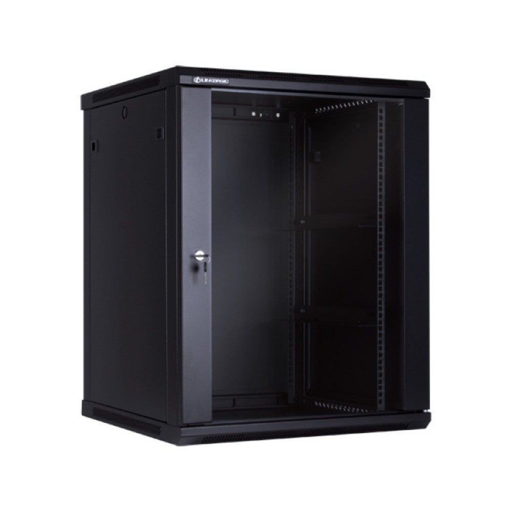 LinkBasic WCB15-66-BAA-C "WCB 15U Wall Mount cabinet in 600mm depth in flat packing, black."